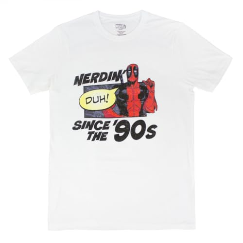 Comics - tshirt - Unisex - Short Sleeves - Deadpool Nerdin' - 2X-Large image 1