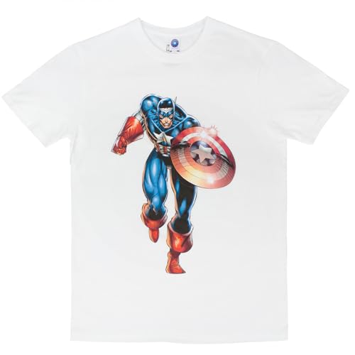 Comics - tshirt - Unisex - Short Sleeves - Captain America Ru - Medium image 1