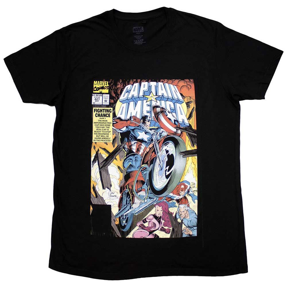 Comics - tshirt - Unisex - Short Sleeves - Captain America Whe - Large image 1