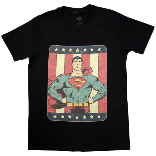 s - tshirt - Unisex - Short Sleeves - Superman Stripes - X-Large