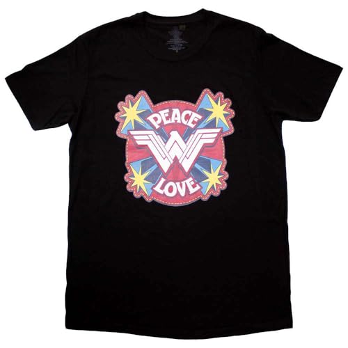 s - tshirt - Unisex - Short Sleeves - Wonder Woman Peace & Lo - Medium
