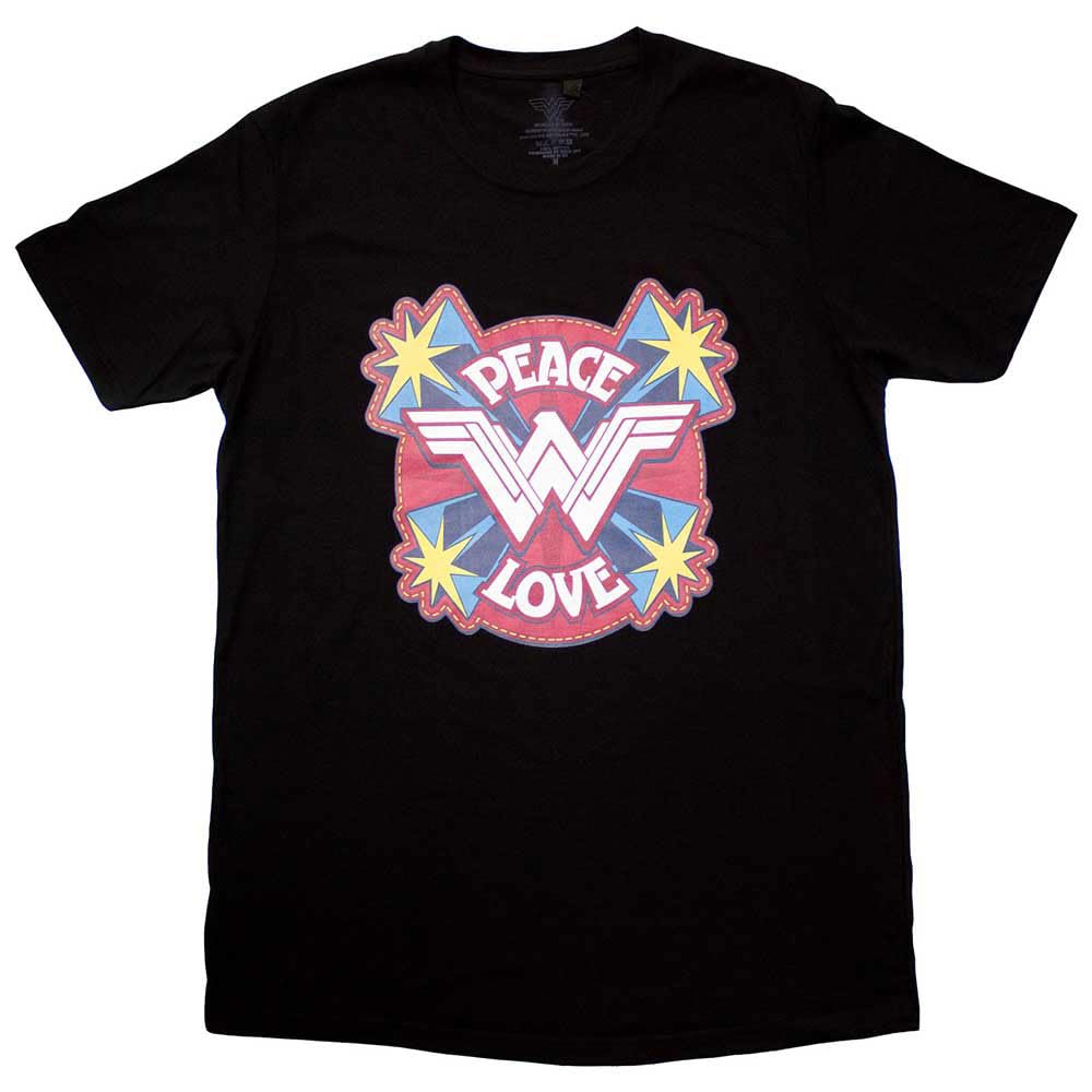 s - tshirt - Unisex - Short Sleeves - Wonder Woman Peace & Lov - Large image 1