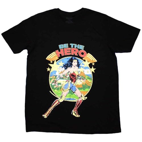 s - tshirt - Unisex - Short Sleeves - Wonder Woman Be The Hero - Small image 1