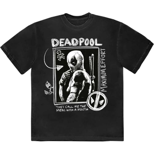 Comics - tshirt - Unisex - Short Sleeves - Deadpool Merc With  - Large image 1