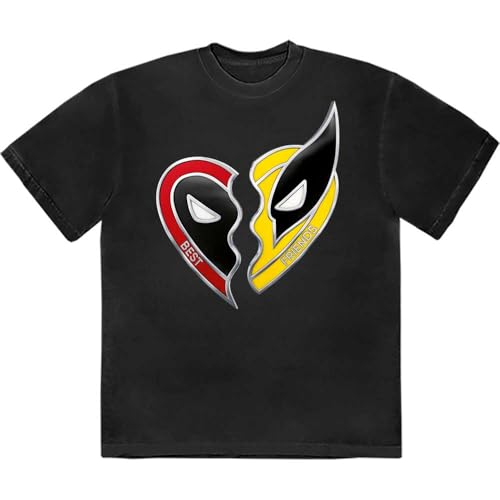 Comics - tshirt - Unisex - Short Sleeves - Deadpool Best Frie - Medium