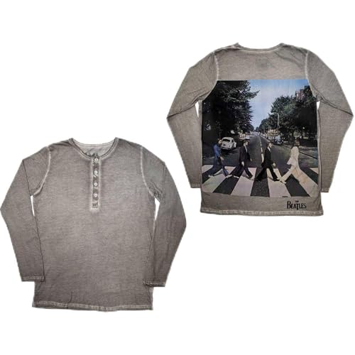 Beatles - tshirt - Unisex - Long Sleeves - Abbey Road Back Pr - Medium