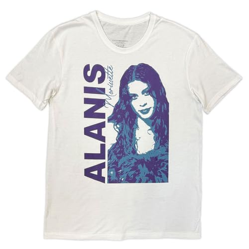 Alanis Morissette – tshirt – Unisex – Short Sleeves – 2X-Large – K500z