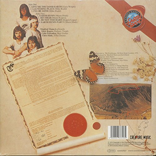 Manfred Mann's Earth - Good Earth - Vinyl Record image 2