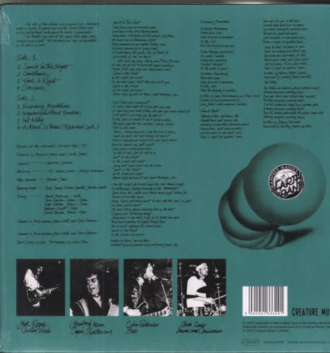 MANFRED MANN'S EARTH - NIGHTINGALES AND BOMBERS - Vinyl Record image 2
