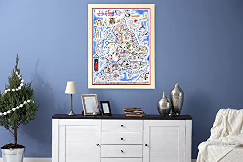 Map of England Jigsaw 1000 Piece Puzzle - Non-book item image 3