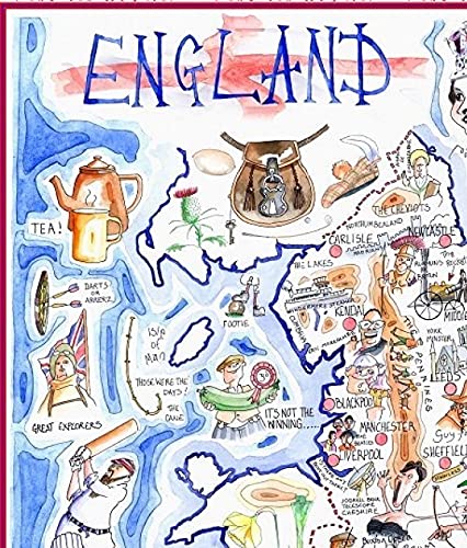 Map of England Jigsaw 1000 Piece Puzzle - Non-book item image 4