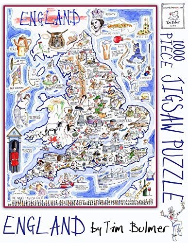 Map of England Jigsaw 1000 Piece Puzzle - Non-book item image 7