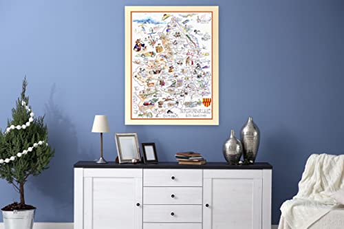 Map of Northumberland Jigsaw 1000 Piece Puzzle - Non-book item image 3