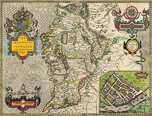 Connaugh Historical 1610 Map 1000 Piece Puzzle - Non-book item image 1