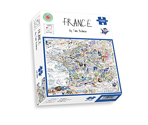 Map of France Jigsaw 1000 Piece Puzzle - Non-book item image 2