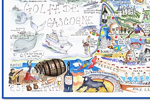 Map of France Jigsaw 1000 Piece Puzzle - Non-book item image 6
