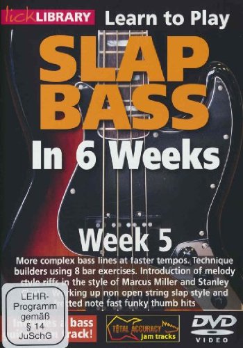 Lick Library Slap Bass In 6 Weeks Week 5 - DVD