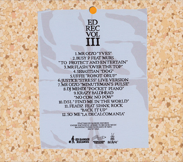 Various - Ed Rec Vol III - Used CD image 4