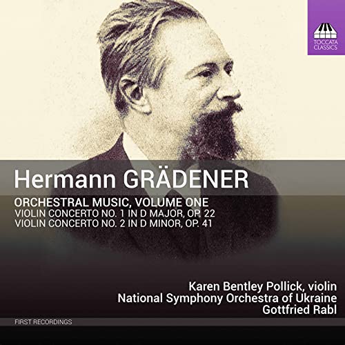 Hermann GrÃ¤dener - Hermann Grädener: Orchestral Music - CD image 1