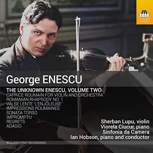 SHERBAN LUPU; IAN HO - UNKNOWN ENESCU  VOL. 2 - CD image 1