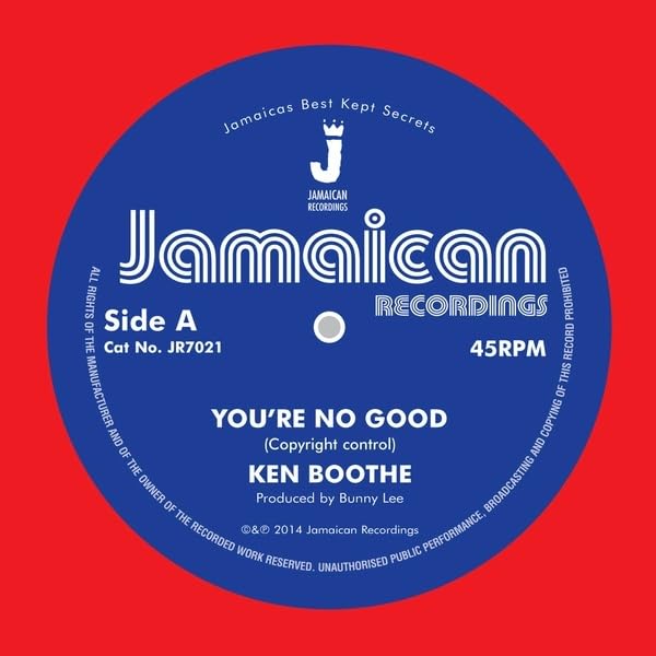 KEN BOOTHE - YOURE NO GOOD / OUT OF ORDER D - Vinyl Record 7 image 1
