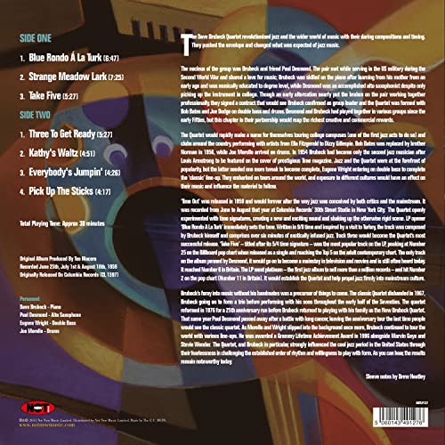 Dave Brubeck Quartet - Time Out - Vinyl Record 12 Album" image 2