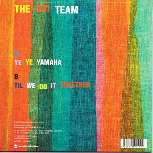 GO! TEAM - YE YE YAMAHA / TILL WE DO IT TOGETHER - Vinyl Record 7" REC image 2
