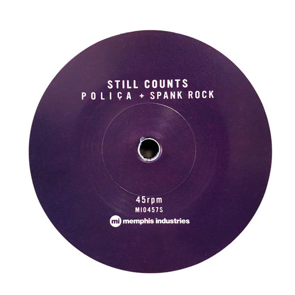 POLICA - LIPSTICK STAINS / STILL COUNTS - Vinyl Record 7" RECORD image 2