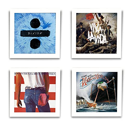 SHOW AND LISTEN - White LP Flip Frame 4 Pack - Frame image 1