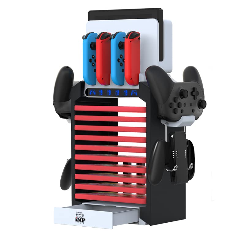 None Branded - DLX CHARGE STORE TOWER SW OLED - Nintendo Switch image 1