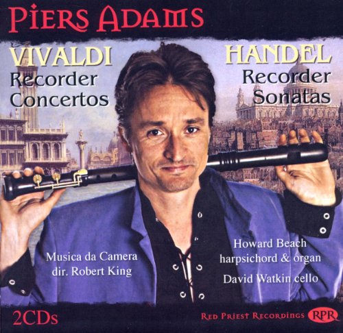 PIERS ADAMS - VIVALDI/HANDEL:REC CONC&SON - CD image 1