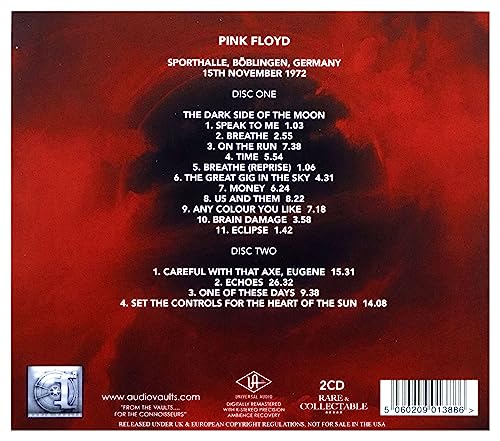 PINK FLOYD - ECLIPSE - LIVE IN GERMANY - CD image 2