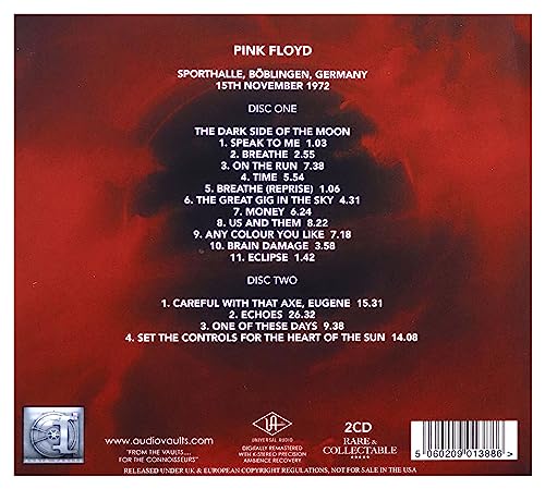 PINK FLOYD - ECLIPSE - LIVE IN GERMANY - CD image 3