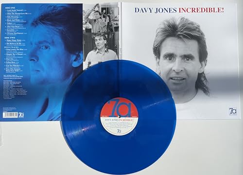 DAVY JONES - Incredible! (Blue Vinyl) - Vinyl Record image 5