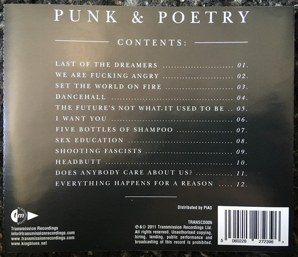 King Blues - Punk & Poetry - CD image 8