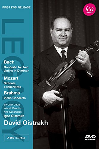 DAVID OISTRAKH - BACH CONCERTO FOR 2 VIOLINS - - DVD image 1