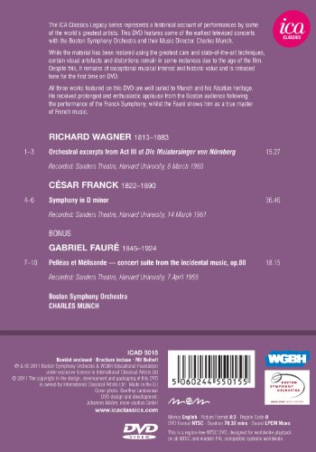Charles Munch: Wagner/Franck/Faure (Boston Symphony Orch.) - DVD image 2