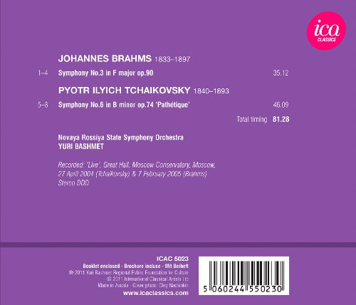 Johannes Brahms - Brahms: Symphony No. 3/Tchaikovsky: Symphony No. 6 Pat image 2