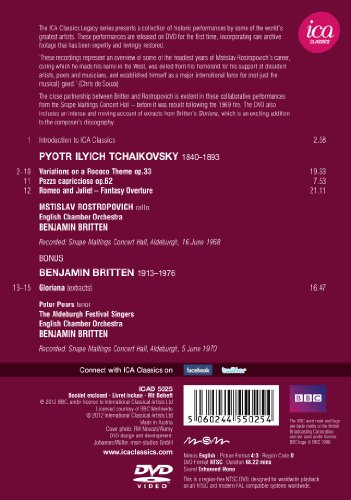 Mstislav Rostropovich/Benjamin Britten: Tchaikovsky/Britten - DVD image 2
