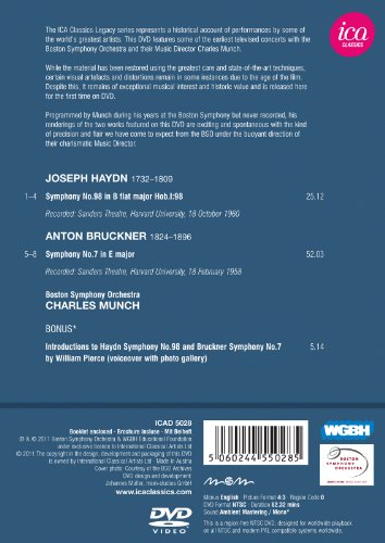 Charles Munch: Haydn/Bruckner (Boston Symphony Orchestra) - DVD image 2