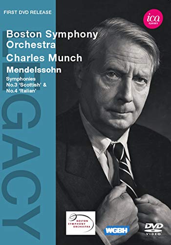 Charles Munch: Mendelssohn Symphonies Nos. 3 and 4 (BSO) - DVD image 1