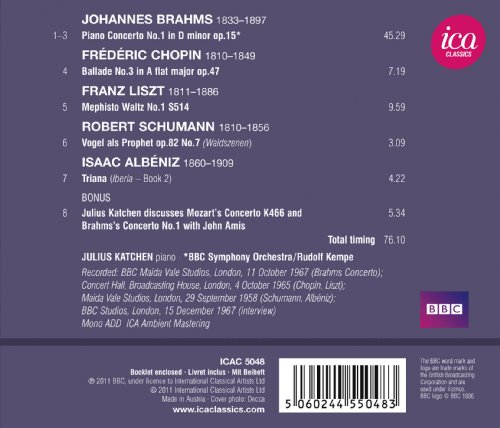 Johannes Brahms - Brahms: Piano Concerto No. 1 - CD image 2