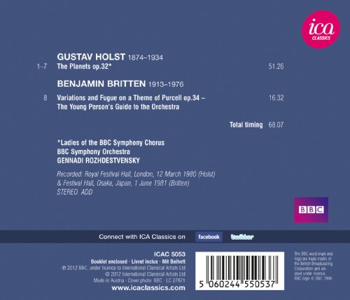 Ladies of the BBC Sy - Holst: The Planets/Britten: Variations & Fugue... image 2