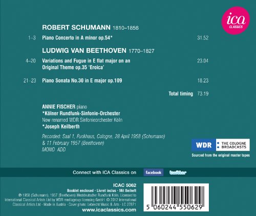 Robert Schumann - Schumann: Piano Cocnerto/Beethoven: Eroica Variations/ image 2