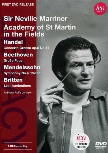 Sir Neville Marriner: Handel/Beethoven/Mendelssohn/Britten - DVD image 1