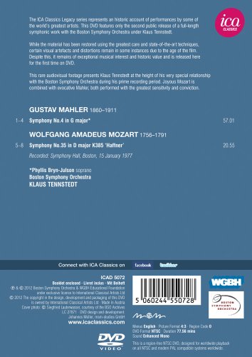 Mahler: Symphony No. 4/Mozart: Symphony No. 35 (Tennstedt) - DVD image 2