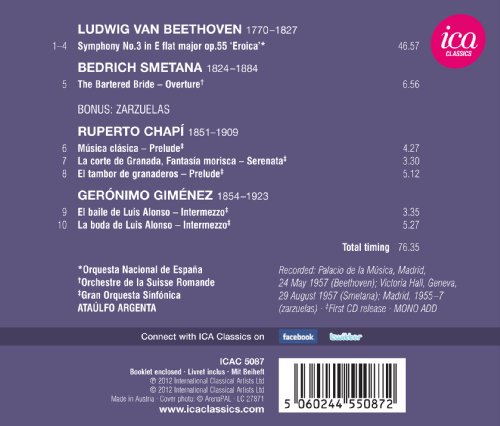 Ludwig van Beethoven - Beethoven: Symphony No. 3 Eroica/... - CD image 2