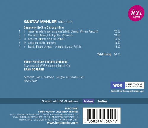 Gustav Mahler - Symphony No. 5 - CD image 2
