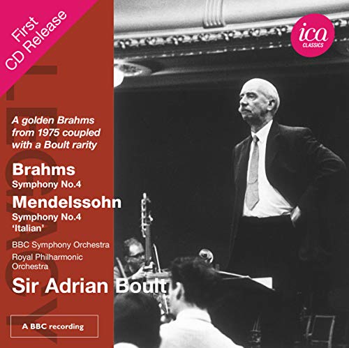 SIR ADRIAN BOULT - BRAHMS:SYM NO. 4 - CD image 1
