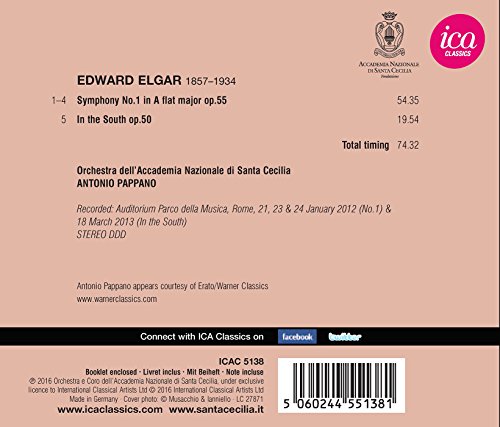 Edward Elgar - Elgar: Symphony No. 1/In the South - CD image 2